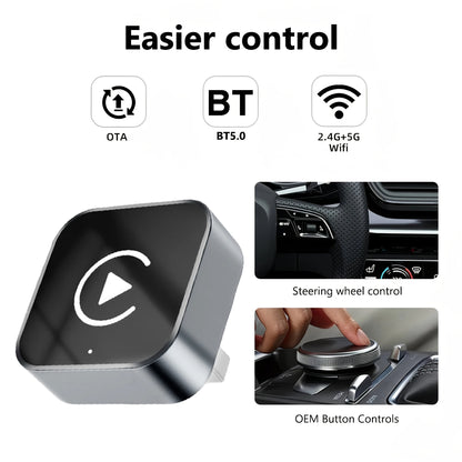 2In1 Carplay Adapter Apple AI Android Auto Car Play Smart Box Car Intelligent Systems for Toyota Honda Autosky Vw Sky Wireless